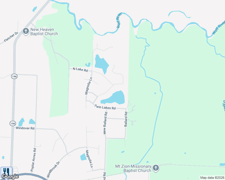 map of restaurants, bars, coffee shops, grocery stores, and more near 200 Loyde Lane in Collierville