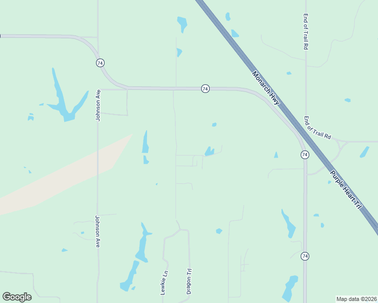 map of restaurants, bars, coffee shops, grocery stores, and more near 23892 Eagle Road in Purcell