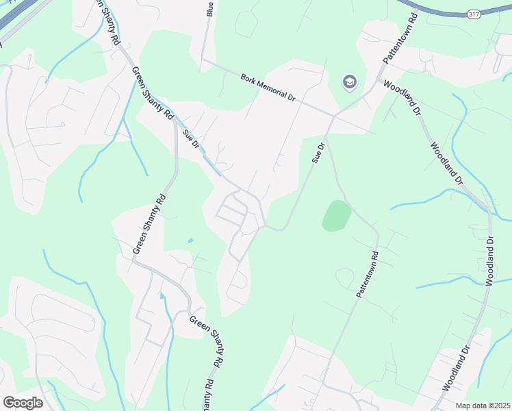 map of restaurants, bars, coffee shops, grocery stores, and more near 8150 Sue Drive in Ooltewah