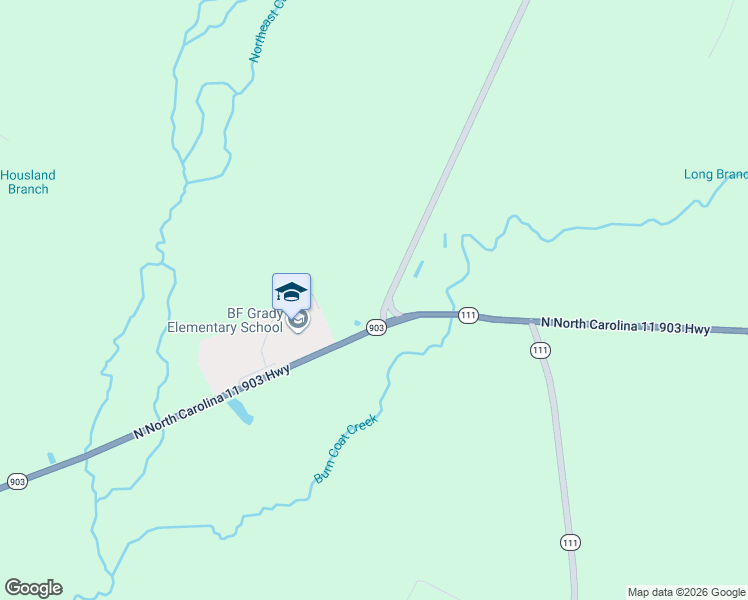 map of restaurants, bars, coffee shops, grocery stores, and more near 2679 North Nc 111 903 Highway in Albertson
