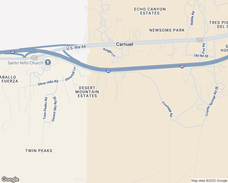 map of restaurants, bars, coffee shops, grocery stores, and more near 16 Dans Road Southeast in Albuquerque
