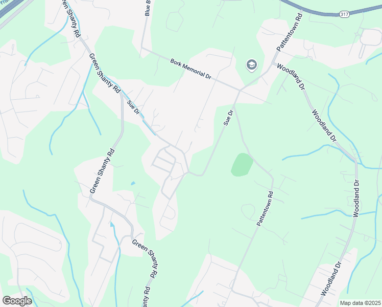 map of restaurants, bars, coffee shops, grocery stores, and more near 8150 Sue Drive in Ooltewah