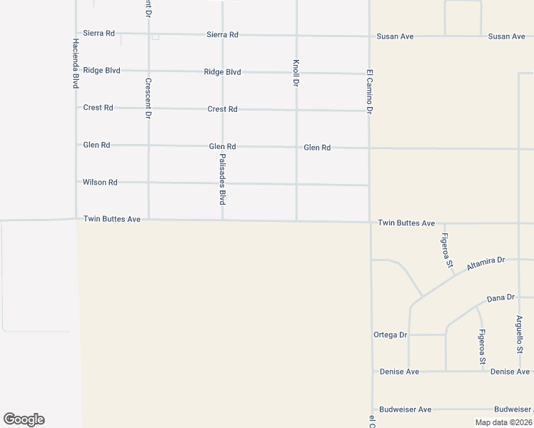 map of restaurants, bars, coffee shops, grocery stores, and more near 10593 Twin Buttes Avenue in California City
