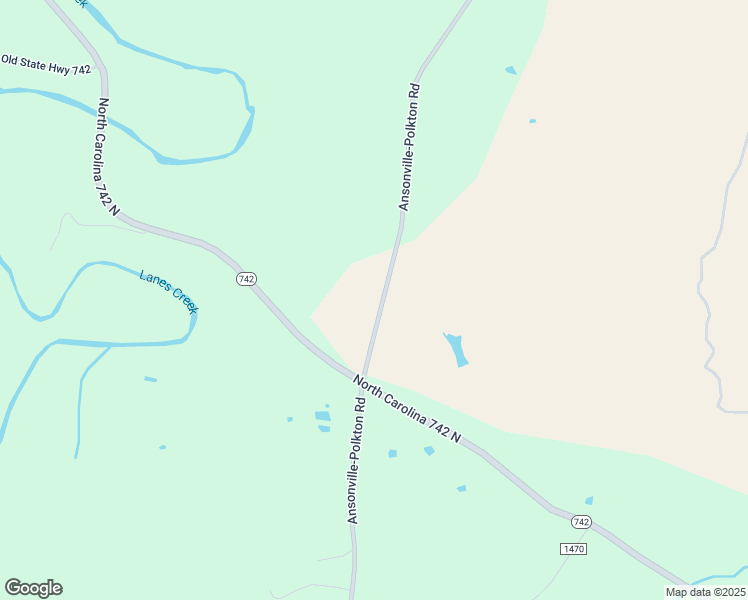 map of restaurants, bars, coffee shops, grocery stores, and more near 5626 Ansonville-Polkton Road in Polkton