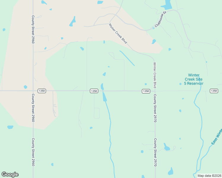 map of restaurants, bars, coffee shops, grocery stores, and more near 2264 County Road 1350 in Blanchard
