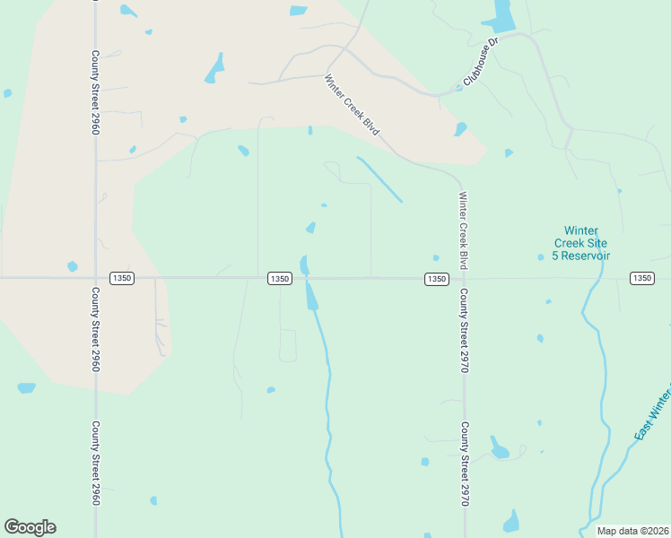 map of restaurants, bars, coffee shops, grocery stores, and more near 2264 County Road 1350 in Blanchard
