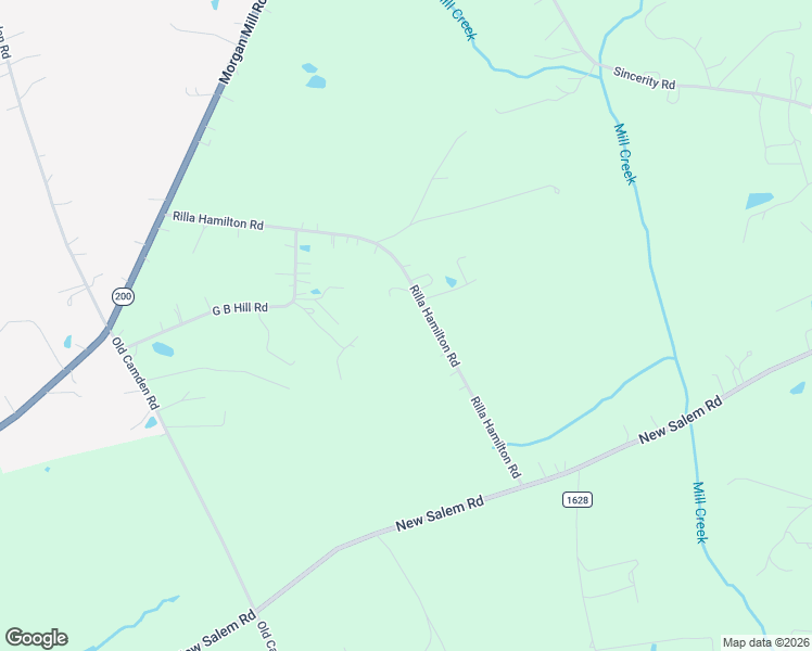 map of restaurants, bars, coffee shops, grocery stores, and more near 3317 Rilla Hamilton Road in Monroe