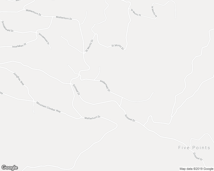 map of restaurants, bars, coffee shops, grocery stores, and more near Andermatt Drive in Tehachapi
