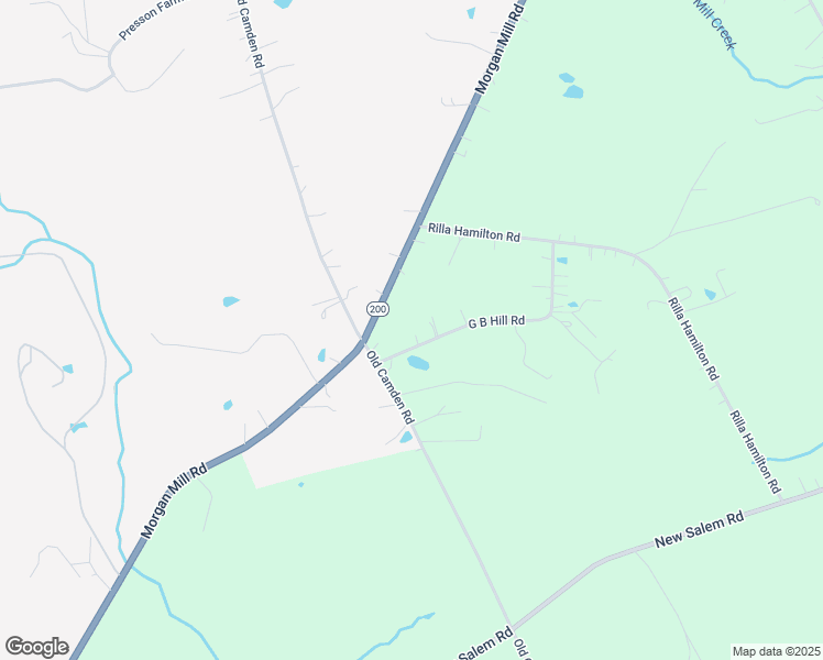map of restaurants, bars, coffee shops, grocery stores, and more near 1815 G B Hill Road in Monroe