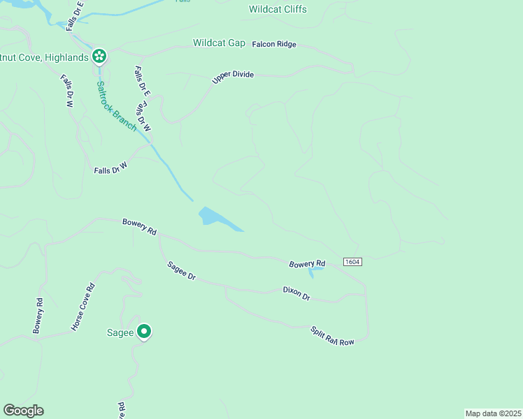 map of restaurants, bars, coffee shops, grocery stores, and more near 374 Sagee Woods Drive in Highlands