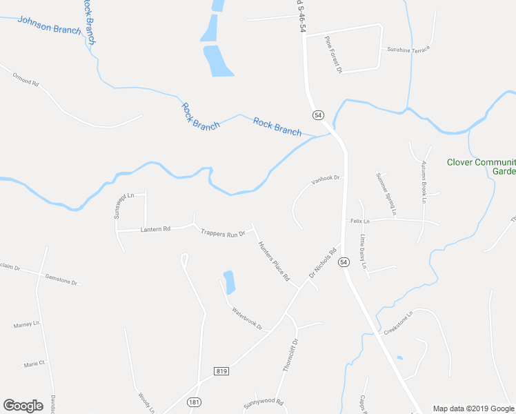 map of restaurants, bars, coffee shops, grocery stores, and more near 1648 Hunters Place Road in York