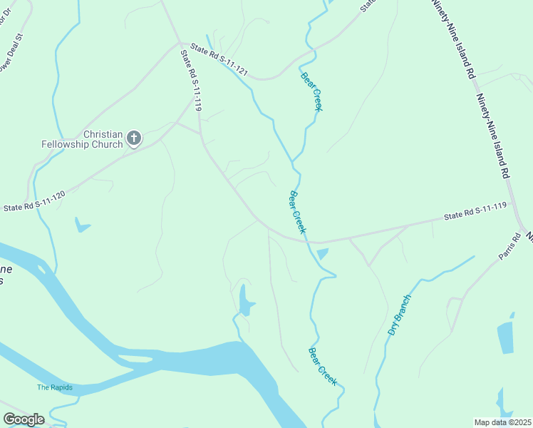 map of restaurants, bars, coffee shops, grocery stores, and more near 593 State Road S-11-119 in Blacksburg