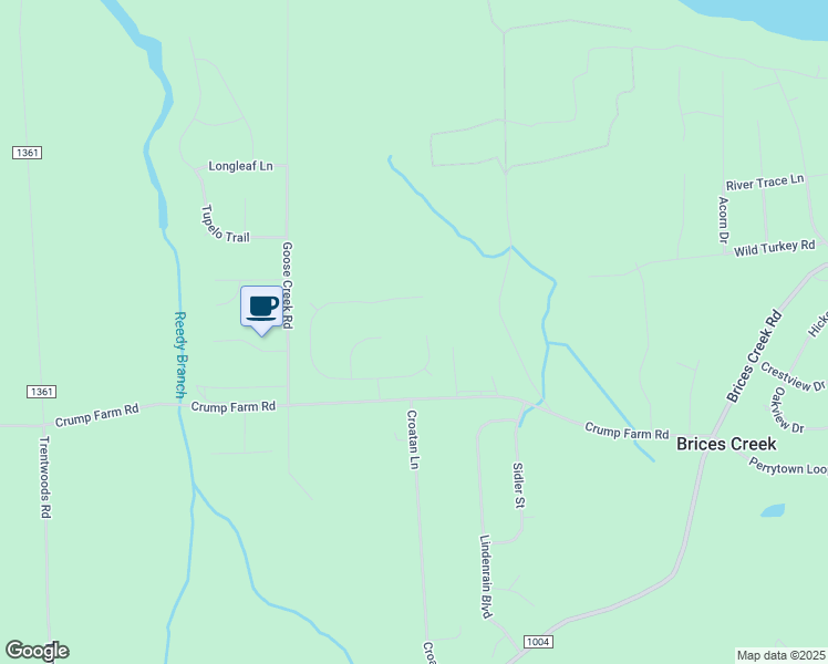 map of restaurants, bars, coffee shops, grocery stores, and more near 541 Deer Run Road in New Bern