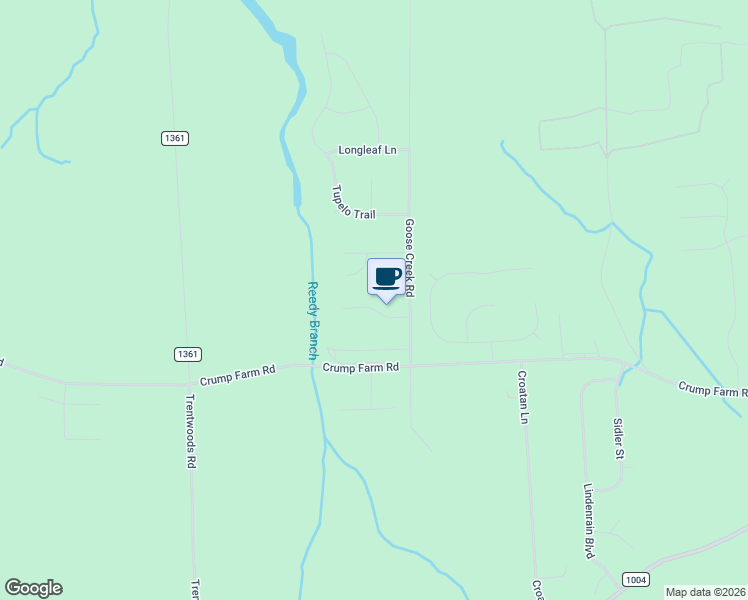 map of restaurants, bars, coffee shops, grocery stores, and more near 132 Pine Cove Road in Trent Woods