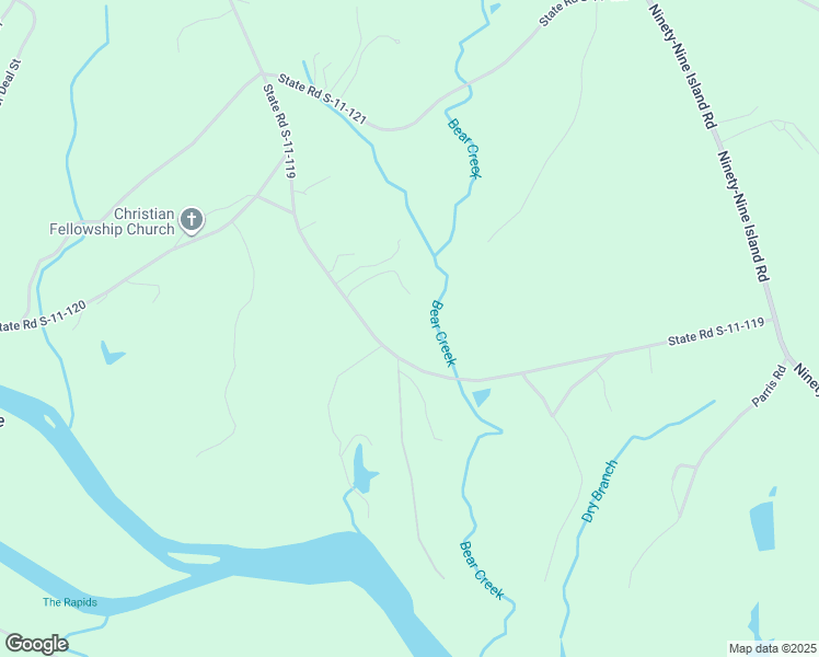 map of restaurants, bars, coffee shops, grocery stores, and more near 593 State Road S-11-119 in Blacksburg