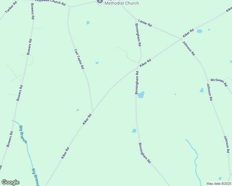 map of restaurants, bars, coffee shops, grocery stores, and more near 1573 Kiker Road in Peachland