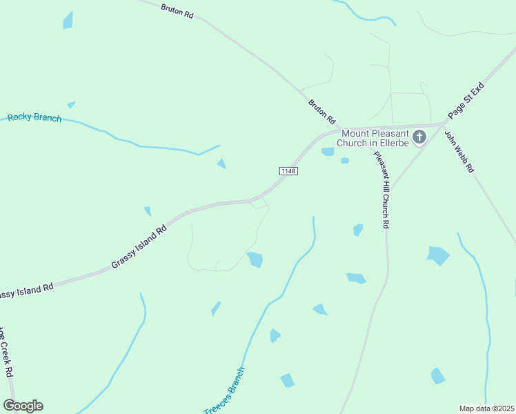 map of restaurants, bars, coffee shops, grocery stores, and more near 1089 Grassy Island Road in Ellerbe