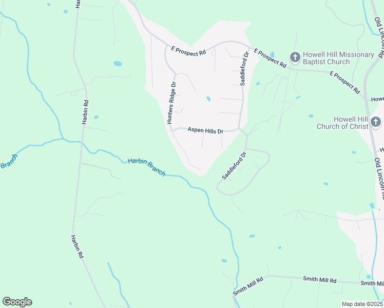 map of restaurants, bars, coffee shops, grocery stores, and more near 14 Pebble Creek Drive in Fayetteville