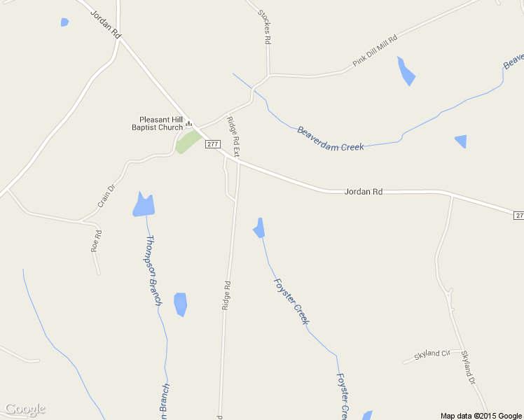 map of restaurants, bars, coffee shops, grocery stores, and more near 4224 Ridge Road in Greer