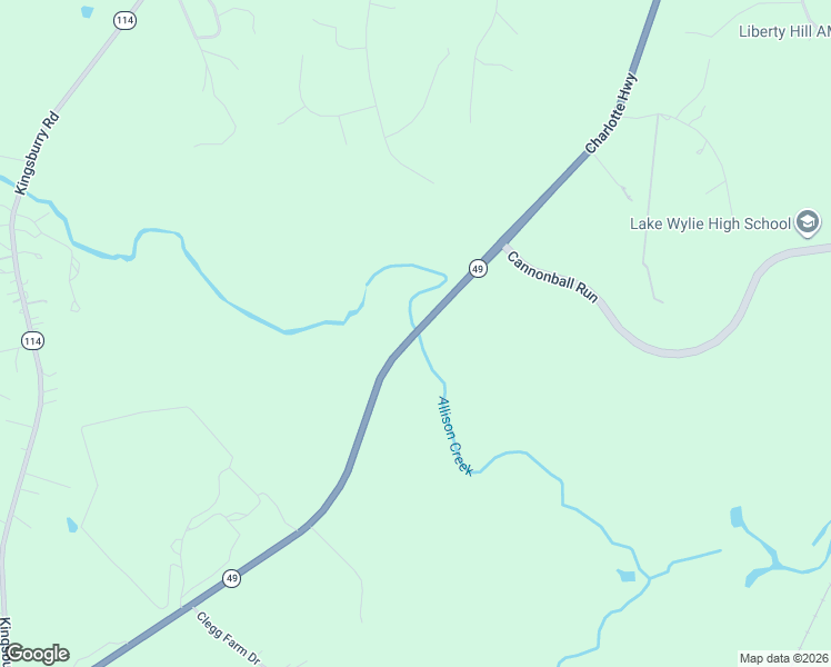 map of restaurants, bars, coffee shops, grocery stores, and more near 4156 Charlotte Highway in Clover