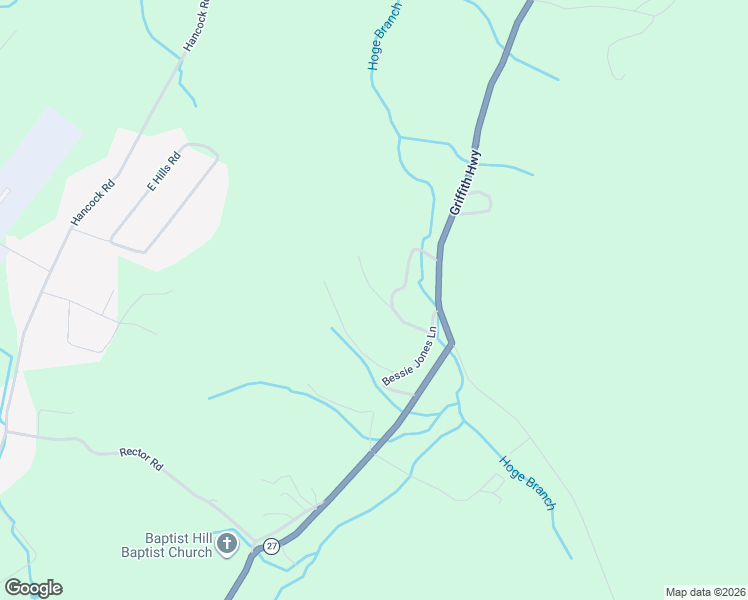 map of restaurants, bars, coffee shops, grocery stores, and more near 135 Dickey Brown Road in Jasper