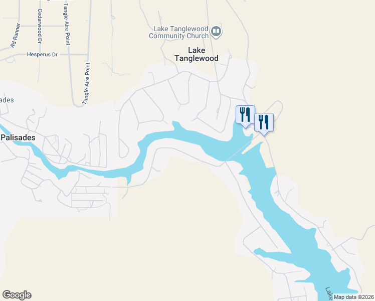 map of restaurants, bars, coffee shops, grocery stores, and more near 141 South Shore Drive in Amarillo