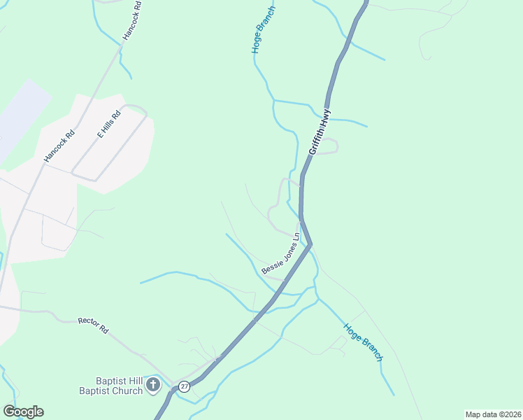 map of restaurants, bars, coffee shops, grocery stores, and more near 135 Dickey Brown Road in Jasper