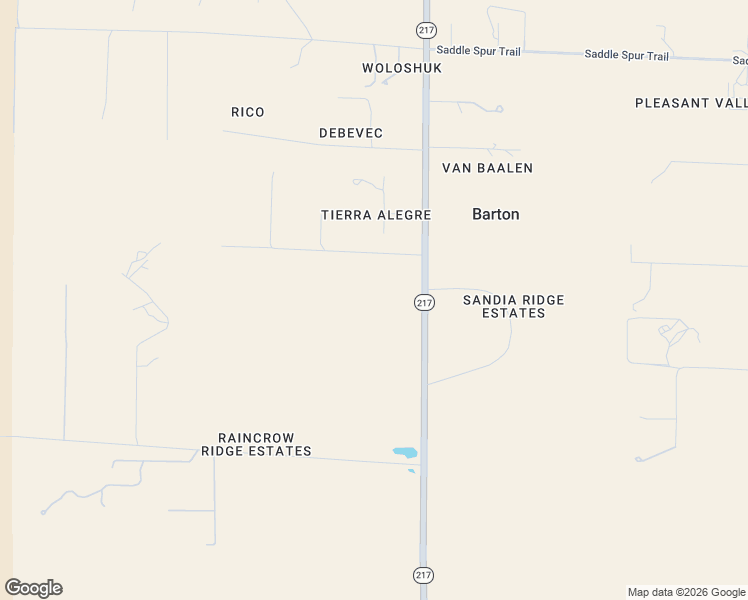 map of restaurants, bars, coffee shops, grocery stores, and more near 711 Tierra Alegre Lane in Tijeras