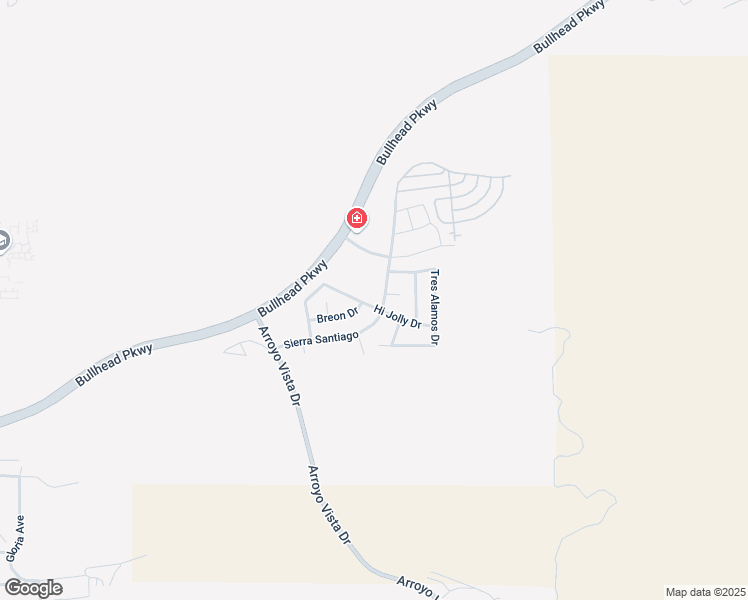 map of restaurants, bars, coffee shops, grocery stores, and more near 2231 Hijolly Drive in Bullhead City