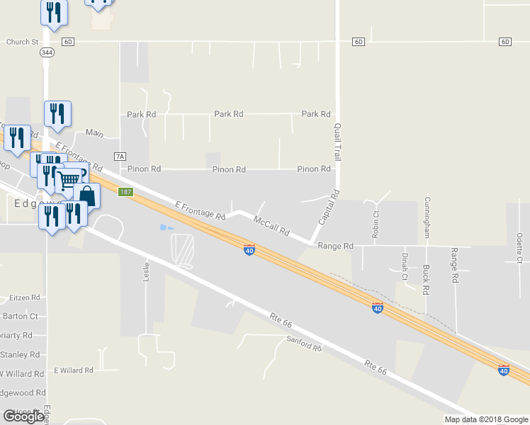 map of restaurants, bars, coffee shops, grocery stores, and more near 2 Kevin Court in Edgewood