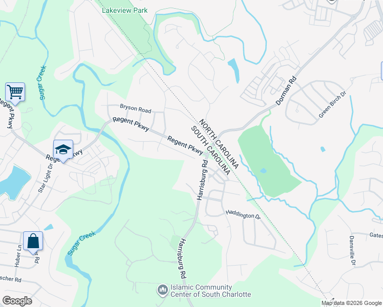 map of restaurants, bars, coffee shops, grocery stores, and more near 941 Forbes Road in Fort Mill
