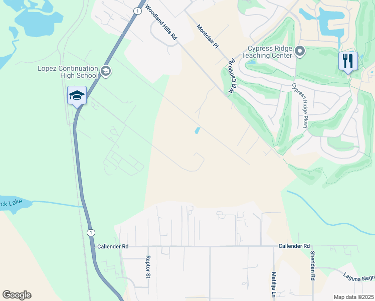 map of restaurants, bars, coffee shops, grocery stores, and more near 2485 Tienda Place in Arroyo Grande