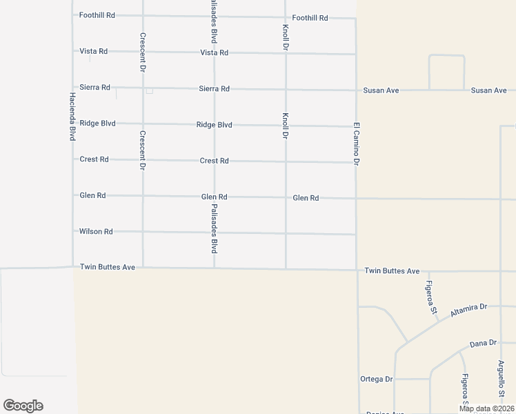 map of restaurants, bars, coffee shops, grocery stores, and more near 16055 Wilson Road in California City