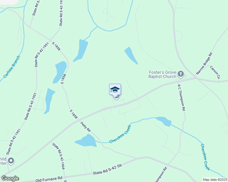 map of restaurants, bars, coffee shops, grocery stores, and more near 625 South 191 in Chesnee