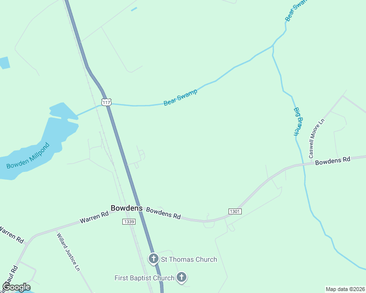 map of restaurants, bars, coffee shops, grocery stores, and more near in Bowdens