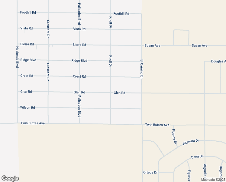 map of restaurants, bars, coffee shops, grocery stores, and more near 10801 Glen Road in California City