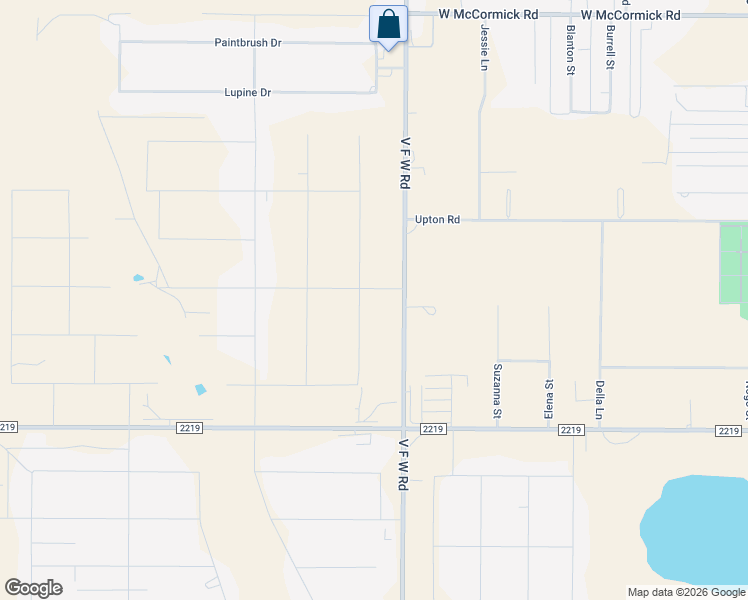 map of restaurants, bars, coffee shops, grocery stores, and more near 14200-14298 V F W Road in Amarillo