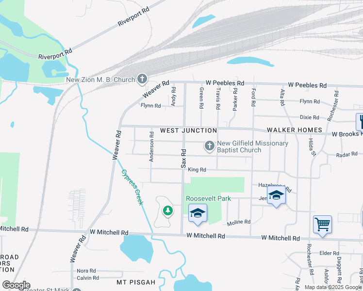 map of restaurants, bars, coffee shops, grocery stores, and more near 685 Harahan Road in Memphis