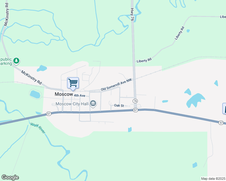 map of restaurants, bars, coffee shops, grocery stores, and more near 15 Irvin Street in Moscow