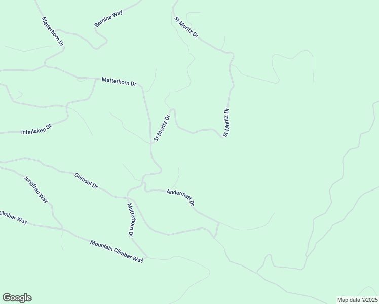 map of restaurants, bars, coffee shops, grocery stores, and more near 16850 Matterhorn Court in Tehachapi