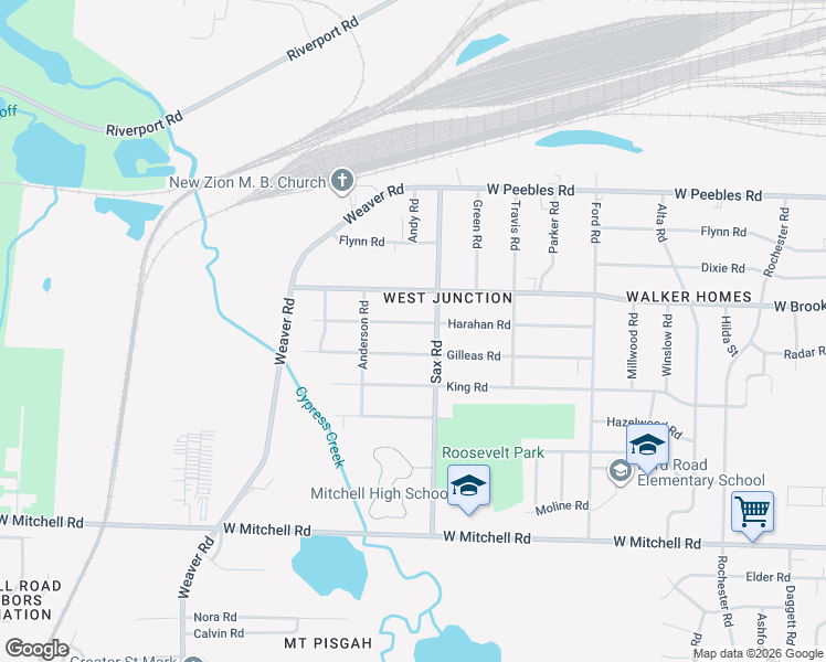 map of restaurants, bars, coffee shops, grocery stores, and more near 685 Harahan Road in Memphis