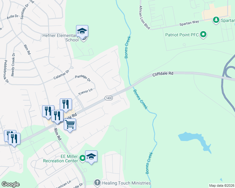 map of restaurants, bars, coffee shops, grocery stores, and more near in Fayetteville