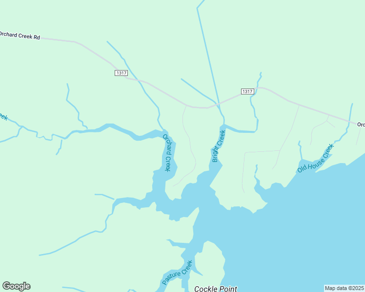 map of restaurants, bars, coffee shops, grocery stores, and more near 196 Peninsula Drive in Oriental