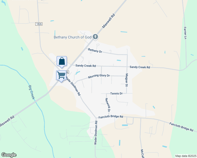 map of restaurants, bars, coffee shops, grocery stores, and more near 817 Canavarel Street in Stedman