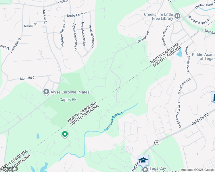 map of restaurants, bars, coffee shops, grocery stores, and more near in Charlotte