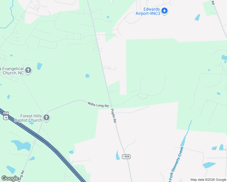 map of restaurants, bars, coffee shops, grocery stores, and more near 3716 State Road 1508 in Monroe