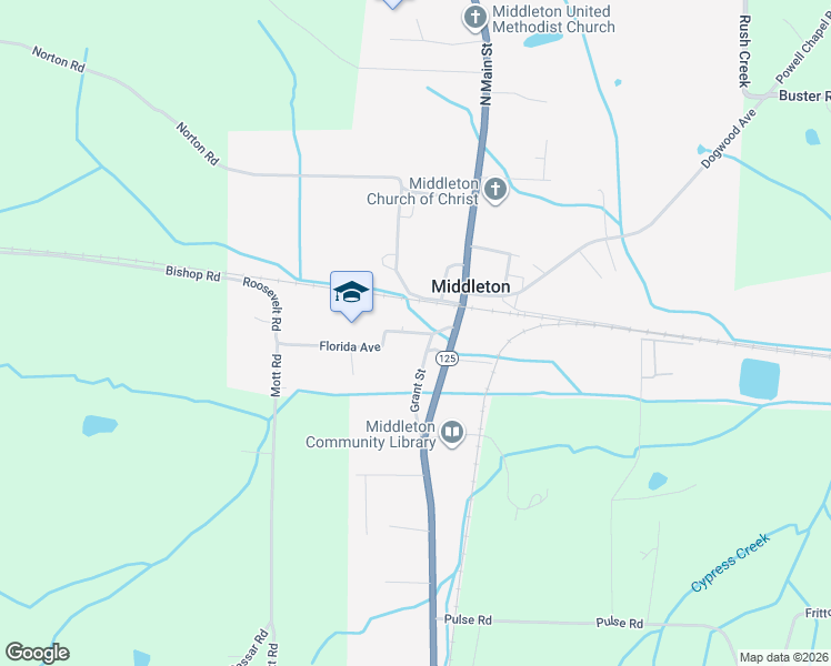 map of restaurants, bars, coffee shops, grocery stores, and more near 138 Florida Avenue in Middleton