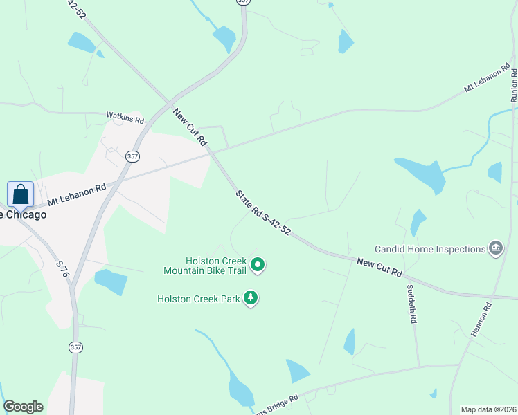 map of restaurants, bars, coffee shops, grocery stores, and more near 7700 New Cut Road in Inman
