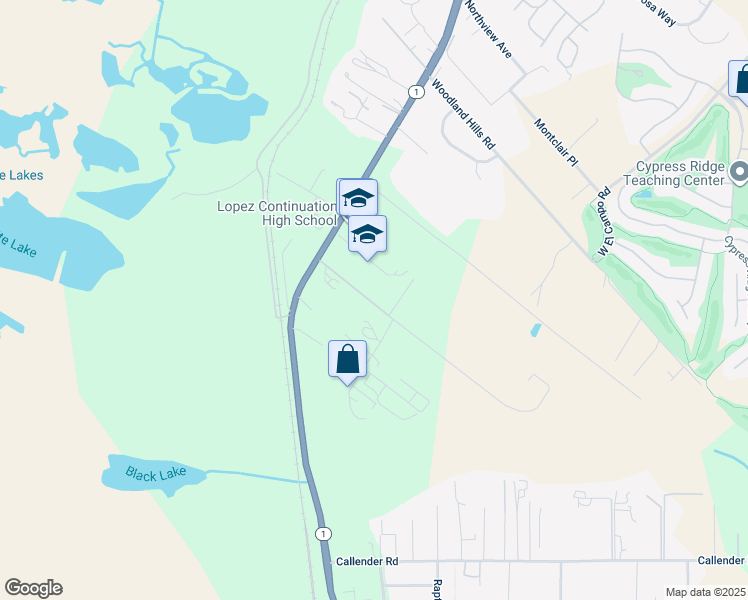 map of restaurants, bars, coffee shops, grocery stores, and more near 2772 Tienda Place in Arroyo Grande