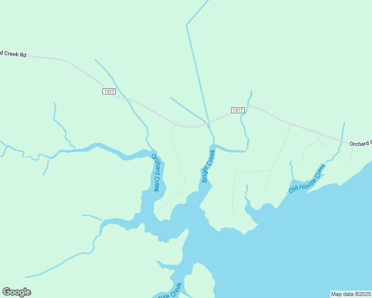 map of restaurants, bars, coffee shops, grocery stores, and more near 445 Peninsula Drive in Oriental